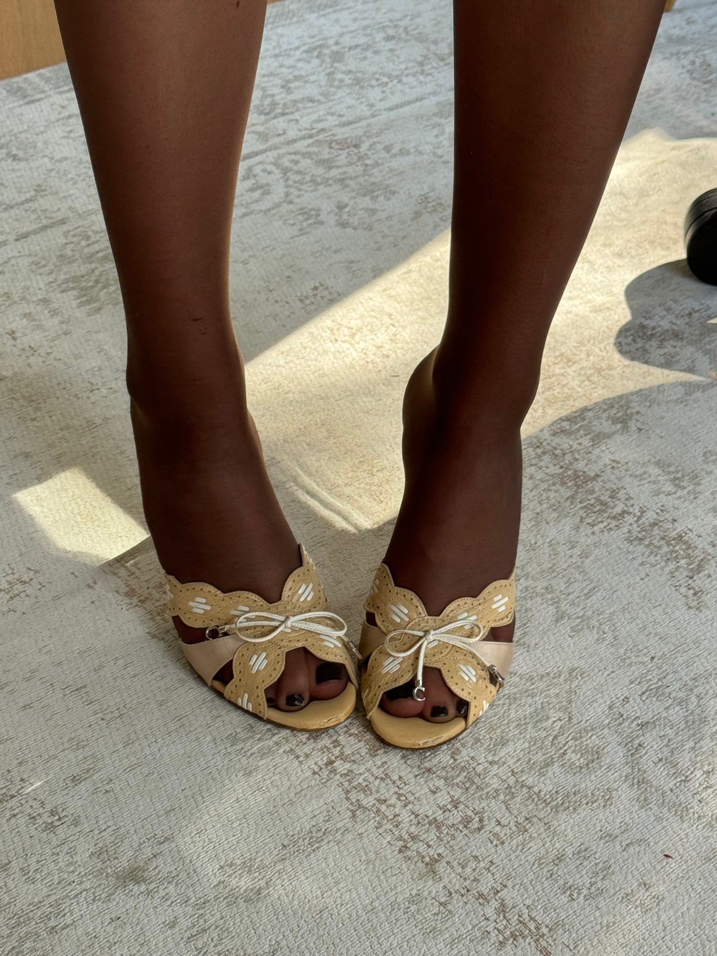 Christian Dior Beige Mules (EU 38,5)