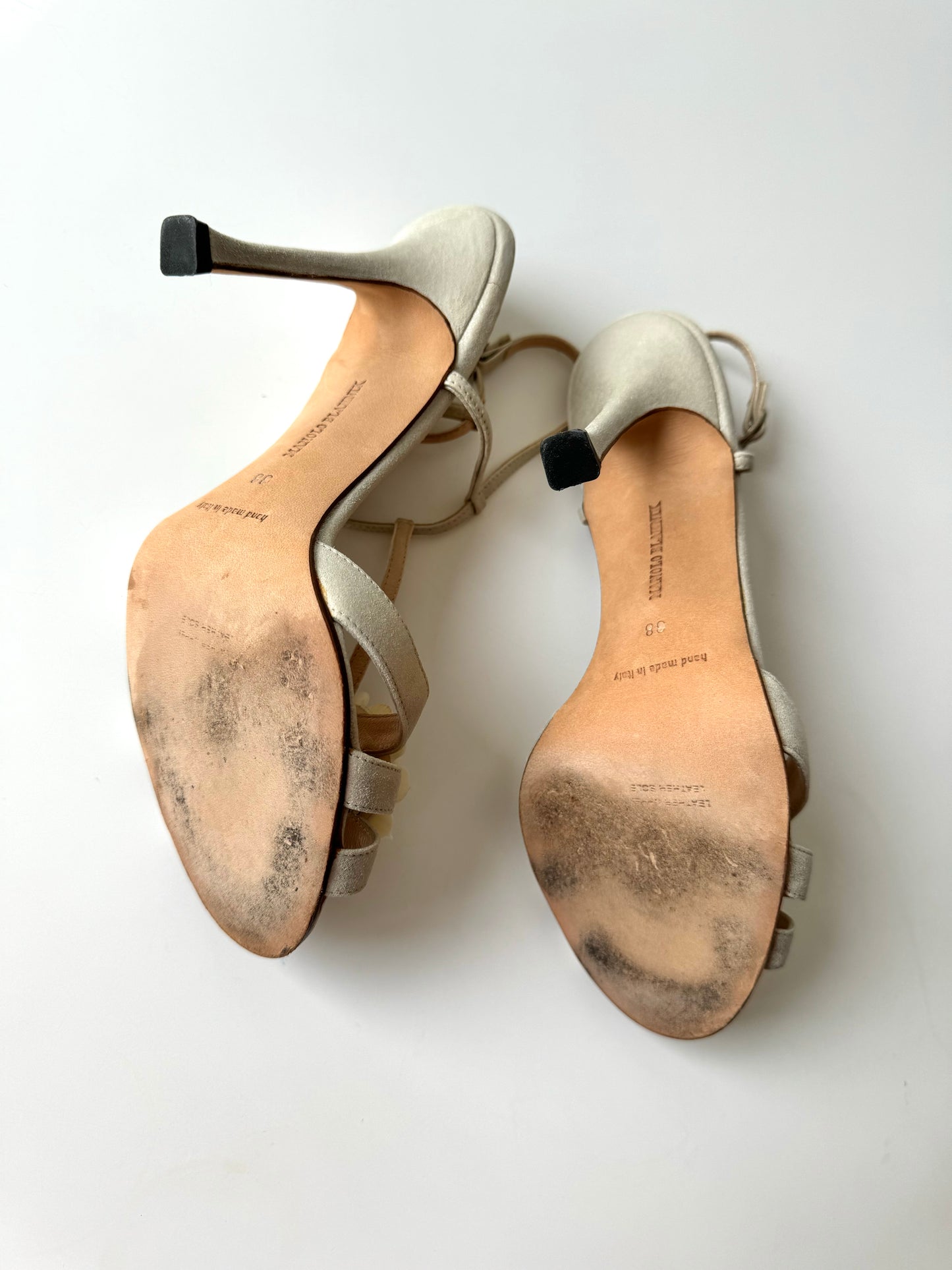 Manolo Blahnik Flower Sandals (EU 38)