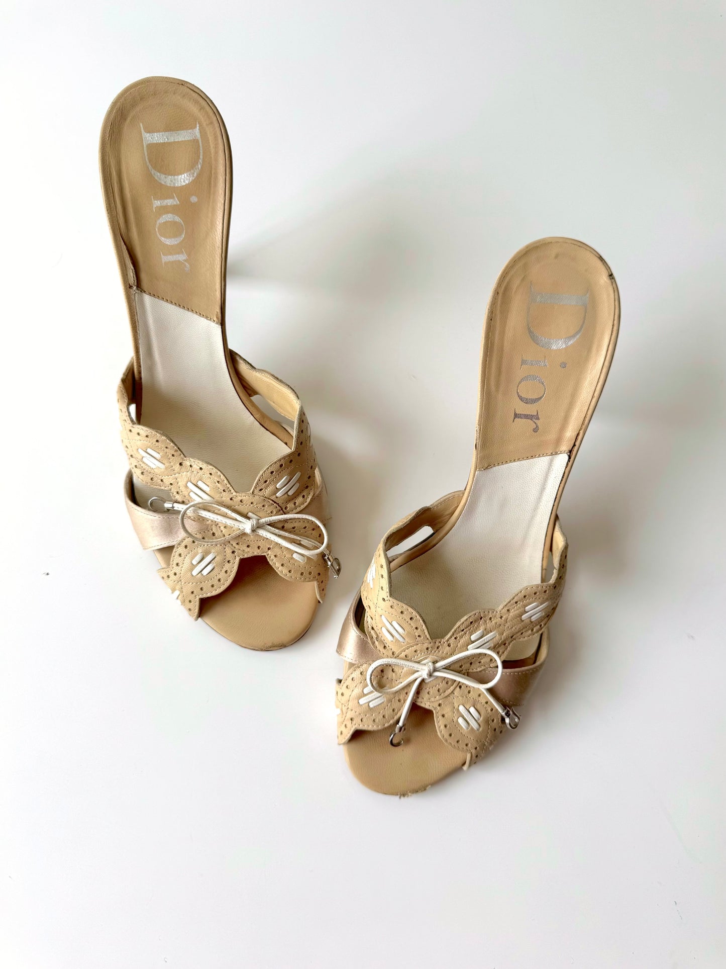 Christian Dior Beige Mules (EU 38,5)