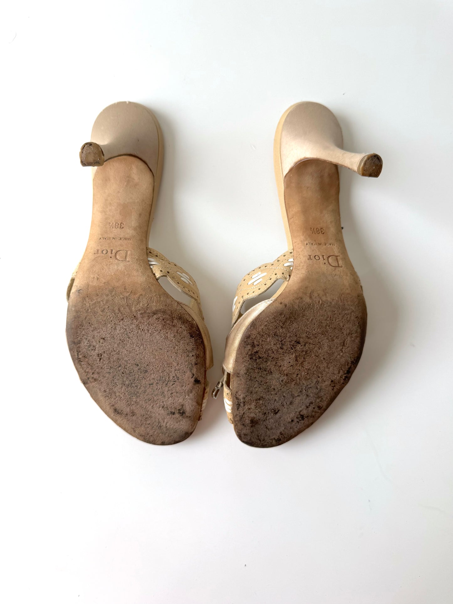 Christian Dior Beige Mules (EU 38,5)