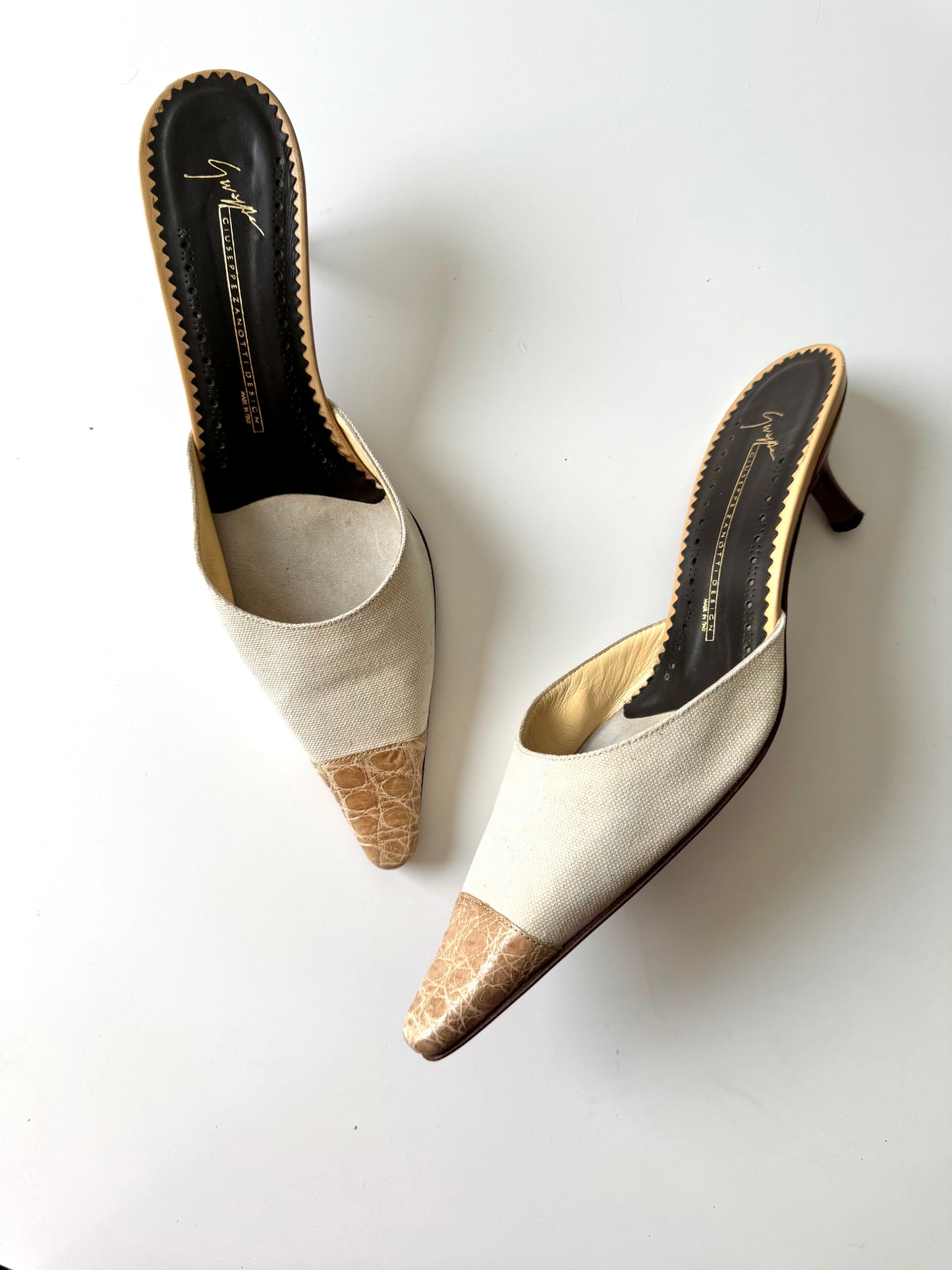 Giuseppe Zanotti Vintage Kitten Heels (EU 38,5)