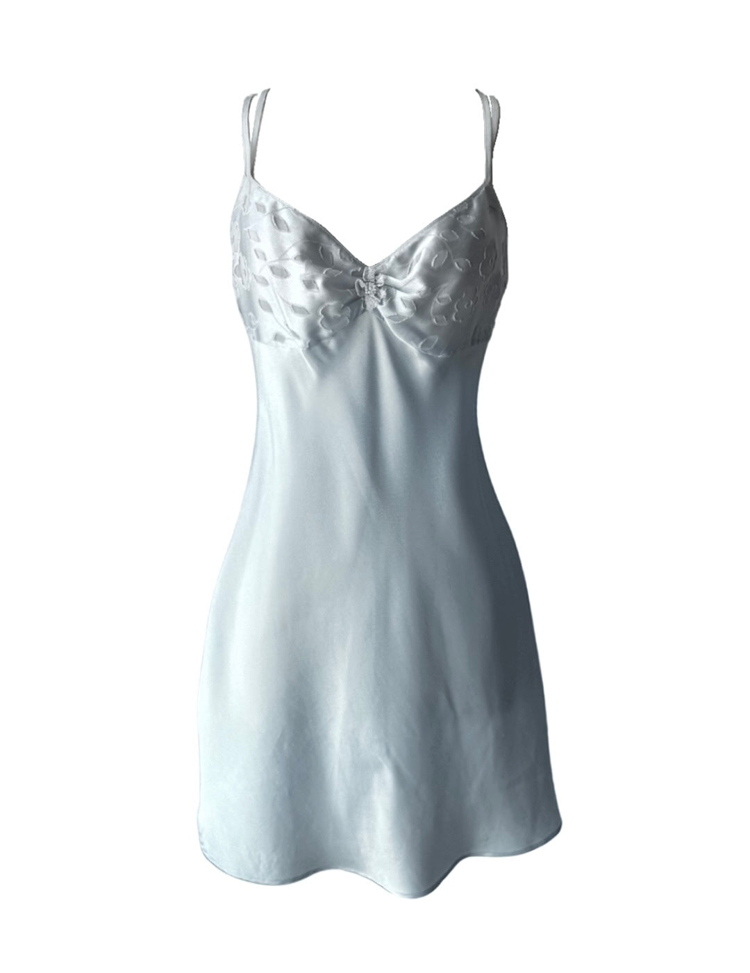 Oscar De La Renta Blue Slip Dress (M) Ciao Kasia Oscar De La Renta Blue Slip Dress (M) Ciao Kasia