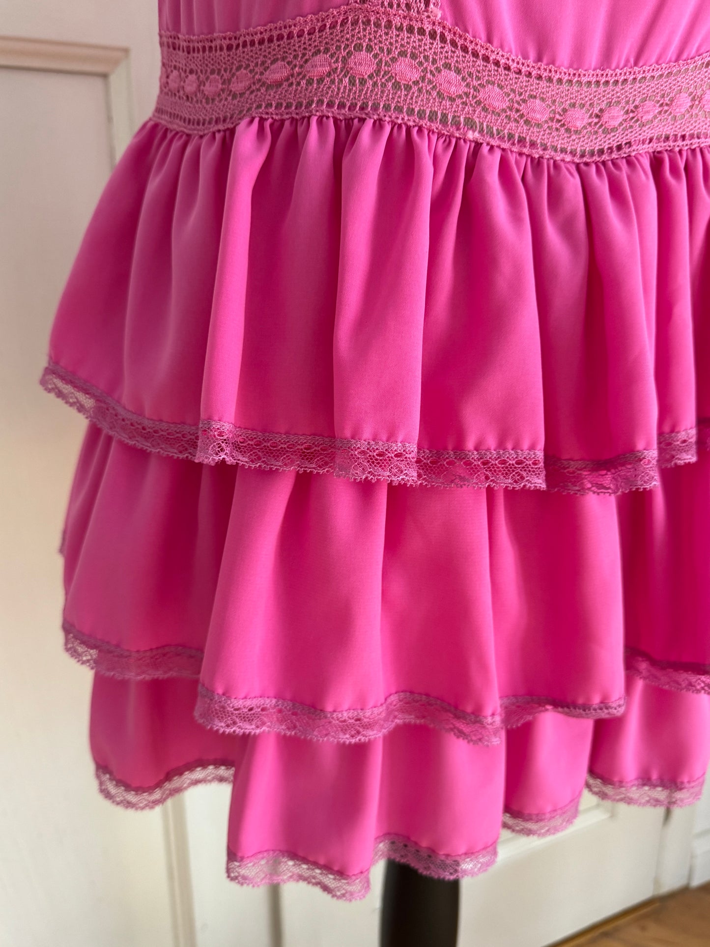 Blumarine Blugirl Vintage Pink Ruffle Dress (S / IT 40)