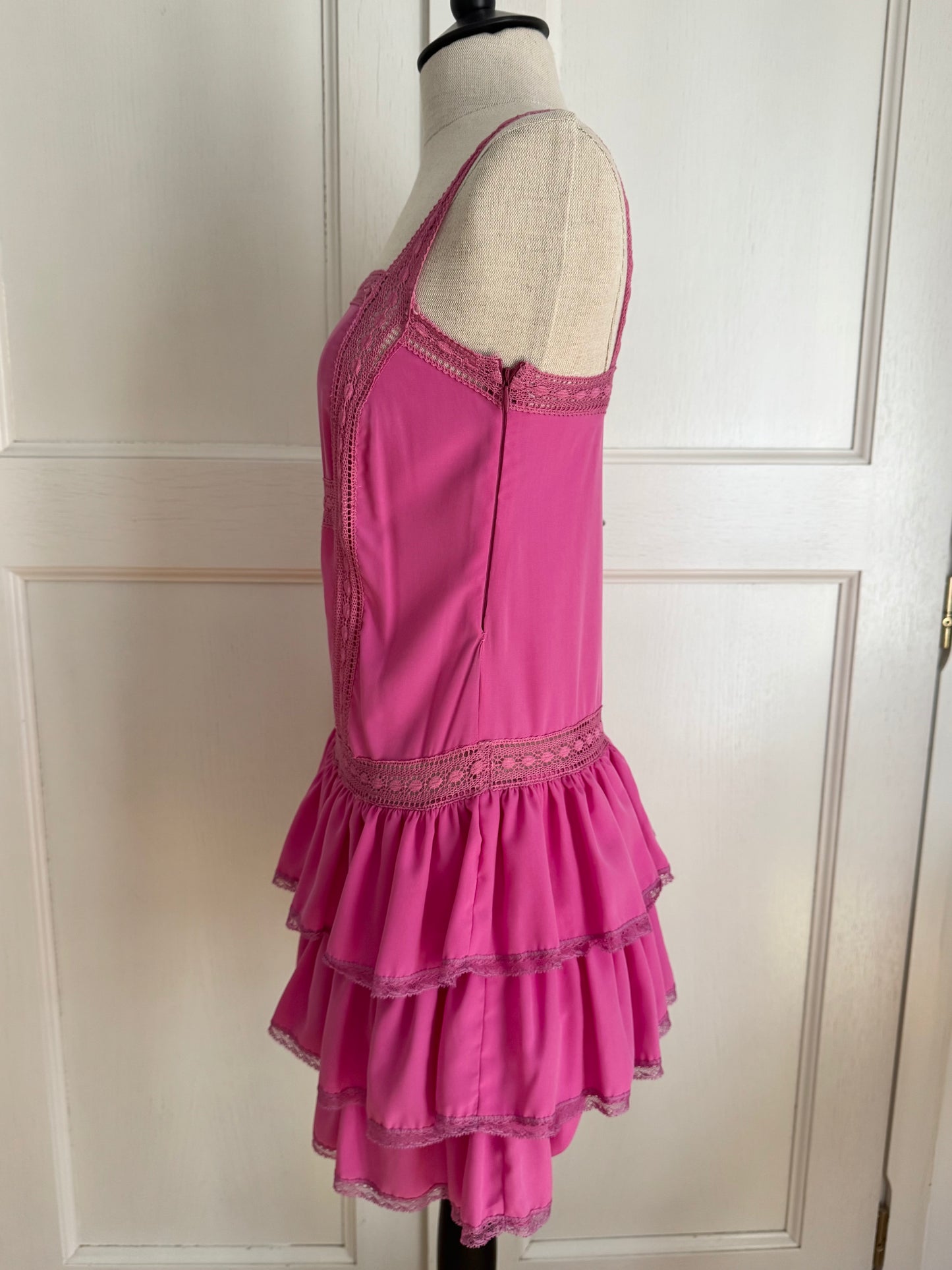 Blumarine Blugirl Vintage Pink Ruffle Dress (S / IT 40)