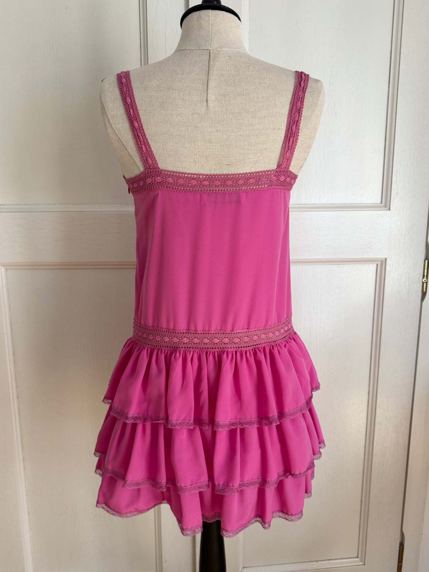 Blumarine Blugirl Vintage Pink Ruffle Dress (S / IT 40)