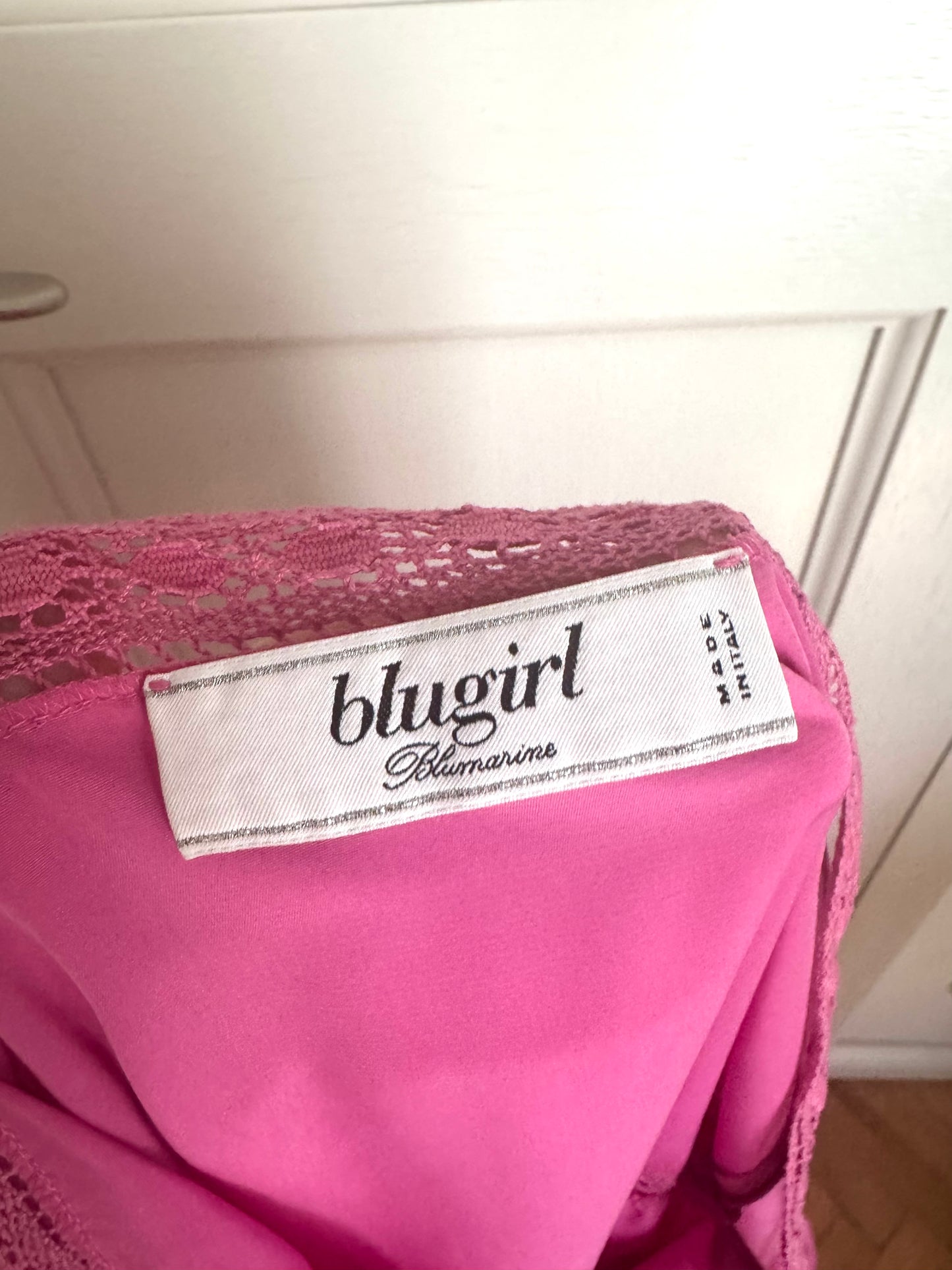Blumarine Blugirl Vintage Pink Ruffle Dress (S / IT 40)