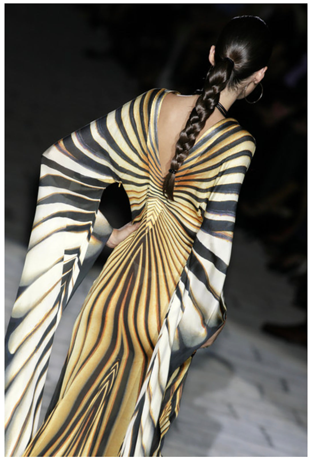 ICONIC Runway Roberto Cavalli S/S 2007 Ray Of Sun Mini Butterfly Dress (S and M)
