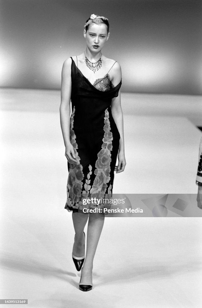 Vintage Blumarine Dress F/W 1998 RUNWAY Photographed by Helmut Newton (M)