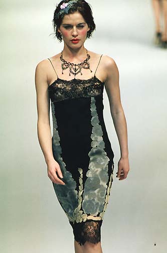 Vintage Blumarine Dress F/W 1998 RUNWAY Photographed by Helmut Newton (M)