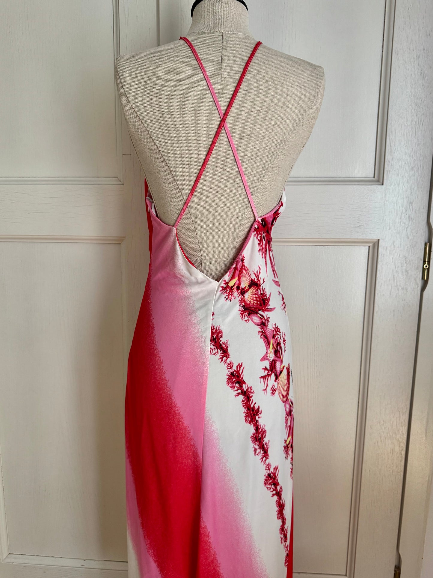Versace Jeans Couture Halter Viscose Dress (M)