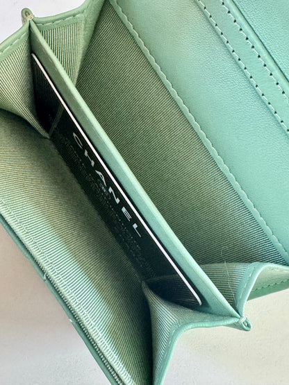 Chanel WOC Micro Flap Bag S/S 2020 in Mint