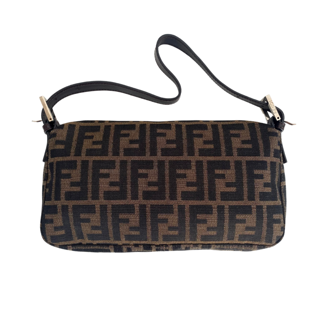 Vintage fendi zucca baguette bag hotsell