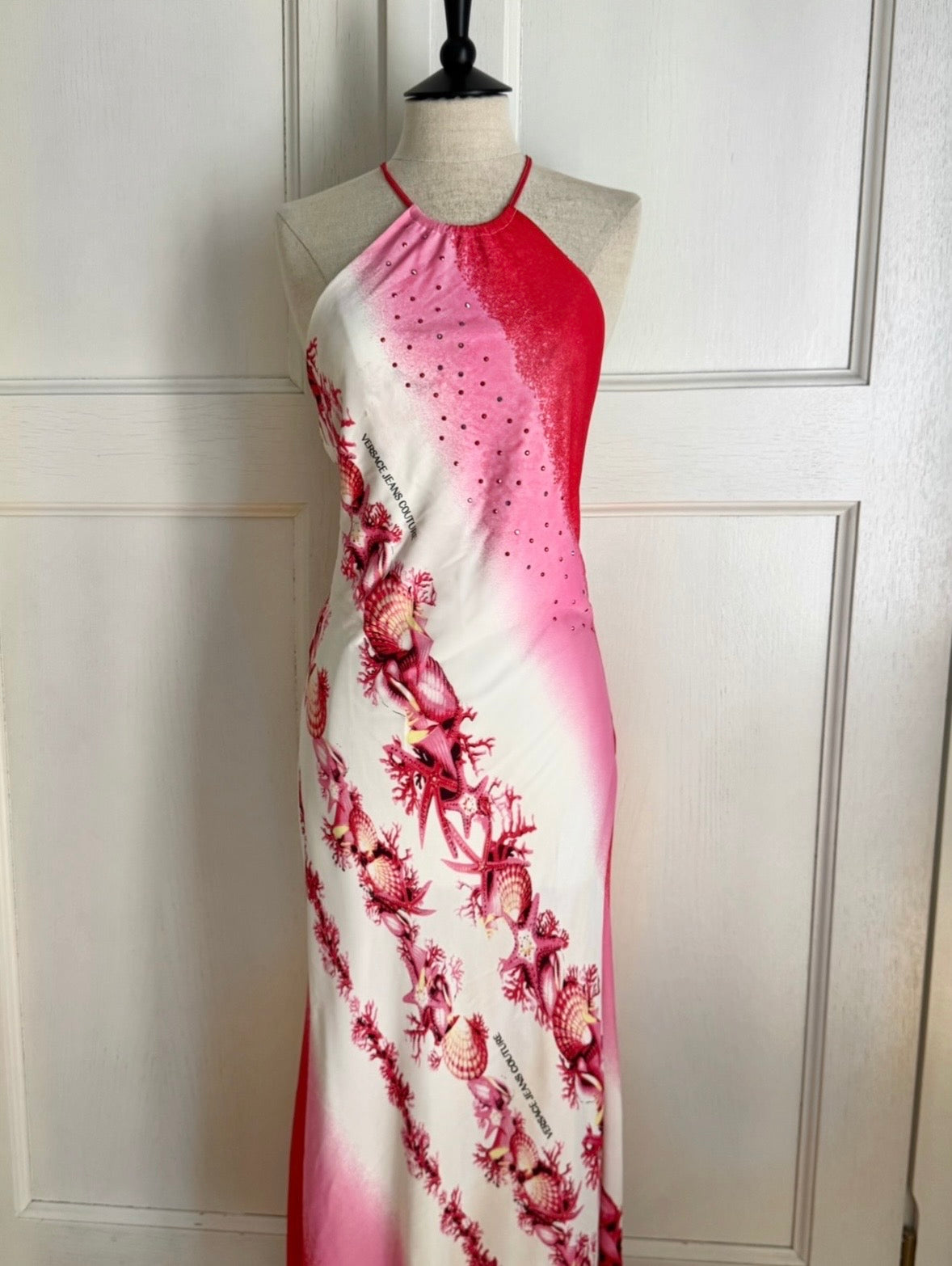 Versace Jeans Couture Halter Viscose Dress (M)