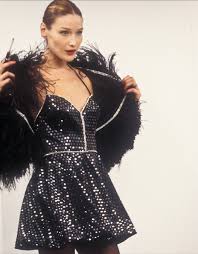 ICONIC Dolce Gabbana S/S 1995 Runway Rhinestone Dress (XS)