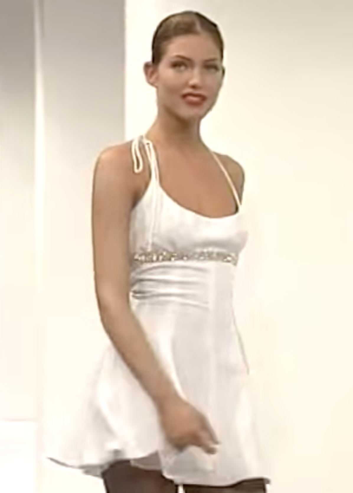 ICONIC Dolce Gabbana S/S 1995 Runway Rhinestone Dress (XS)