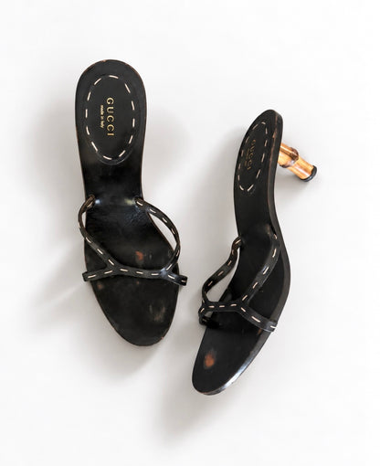 ICONIC Gucci By Tom Ford S/S 2002 Bamboo Heels (EU 39,5)