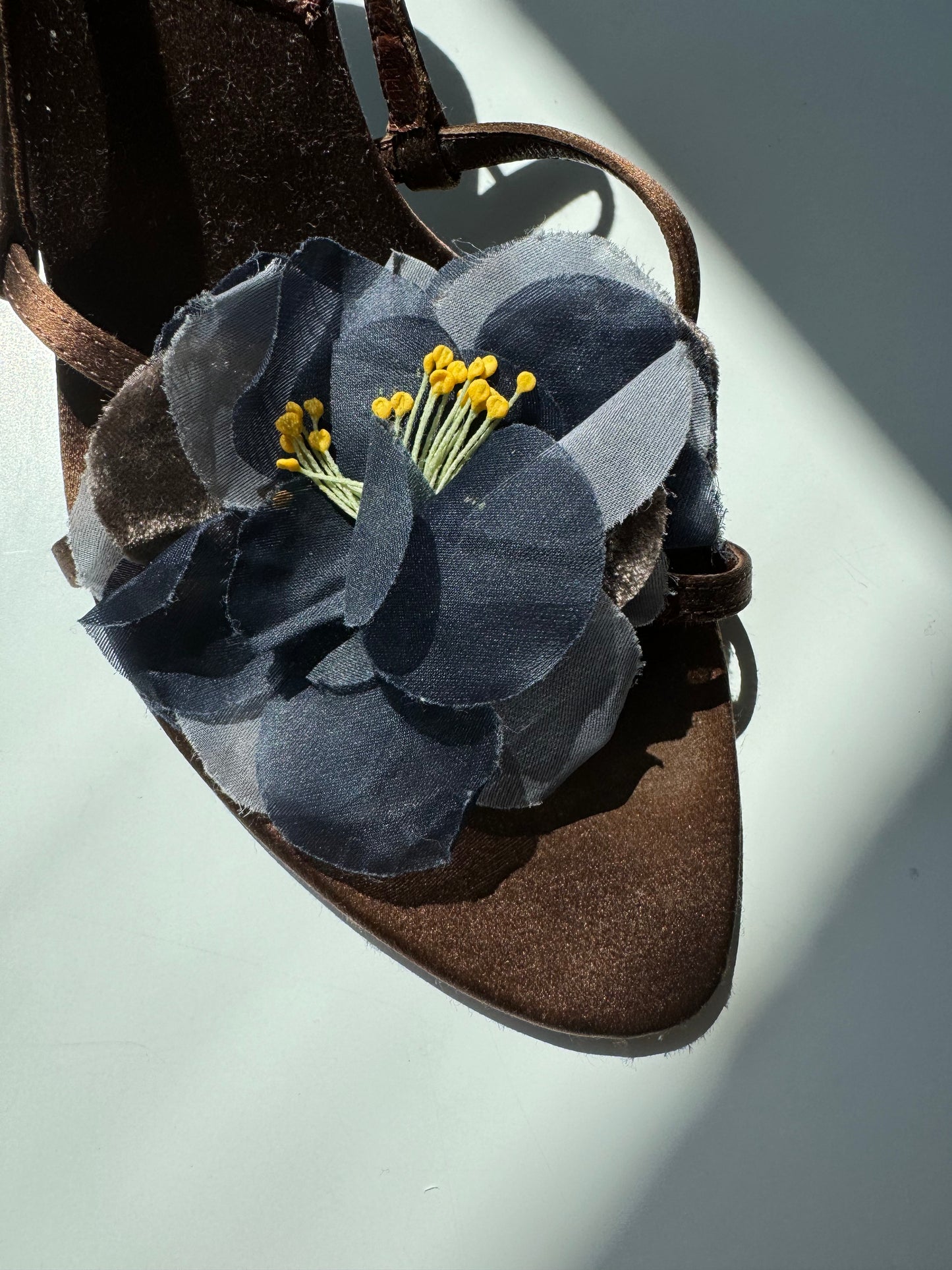 Dior Blue Flower Sandals (EU 40)