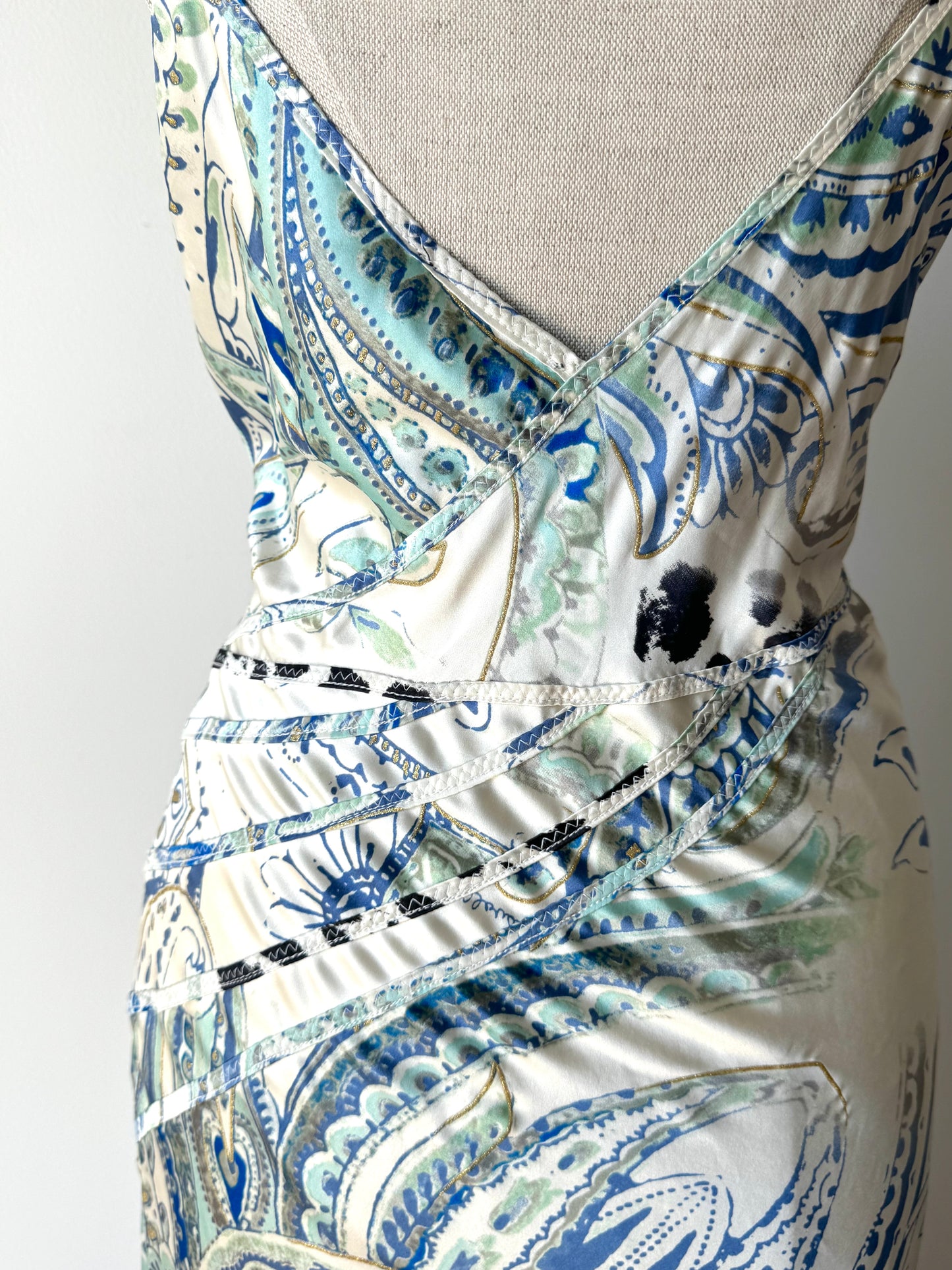 Vintage Roberto Cavalli Just Cavalli 2004 Silk Dress (IT 44 / L)