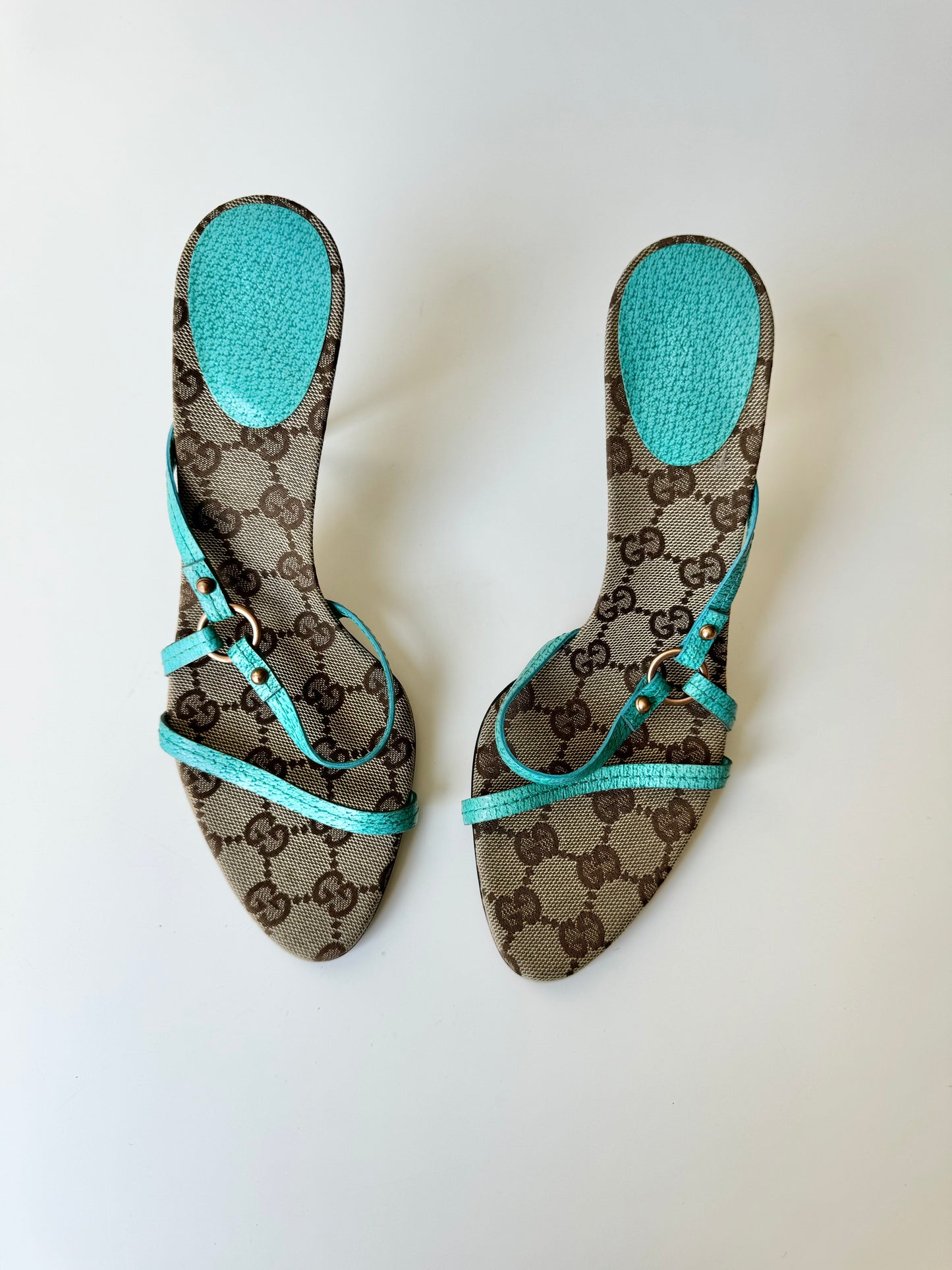 Gucci By Tom Ford Blue Sandals (EU 38)