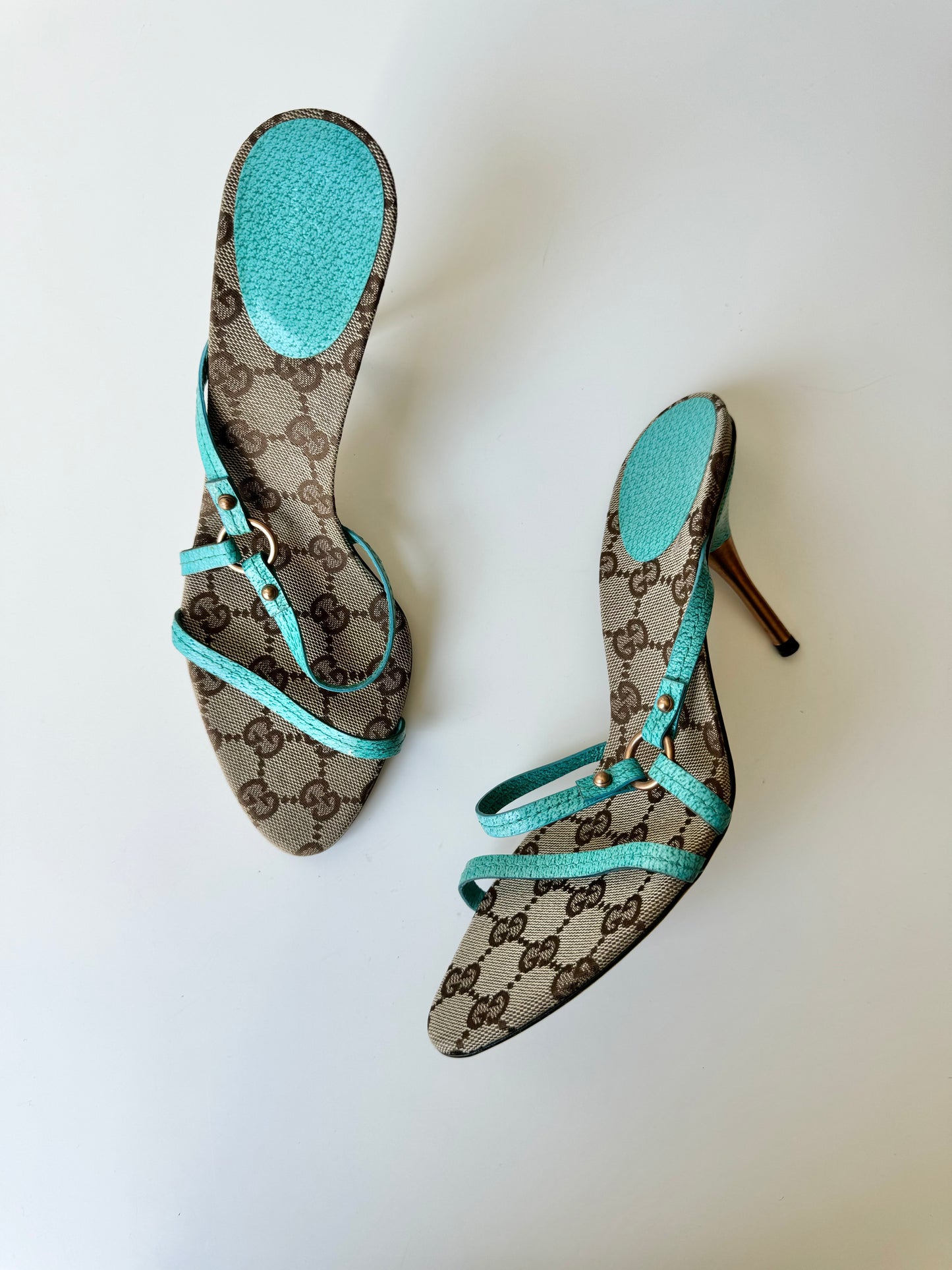 Gucci By Tom Ford Blue Sandals (EU 38)