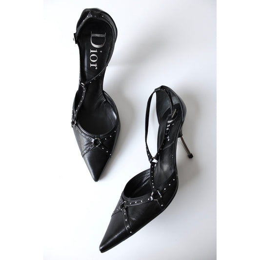 Vintage Dior Bondage Galliano Heels (EU 38)