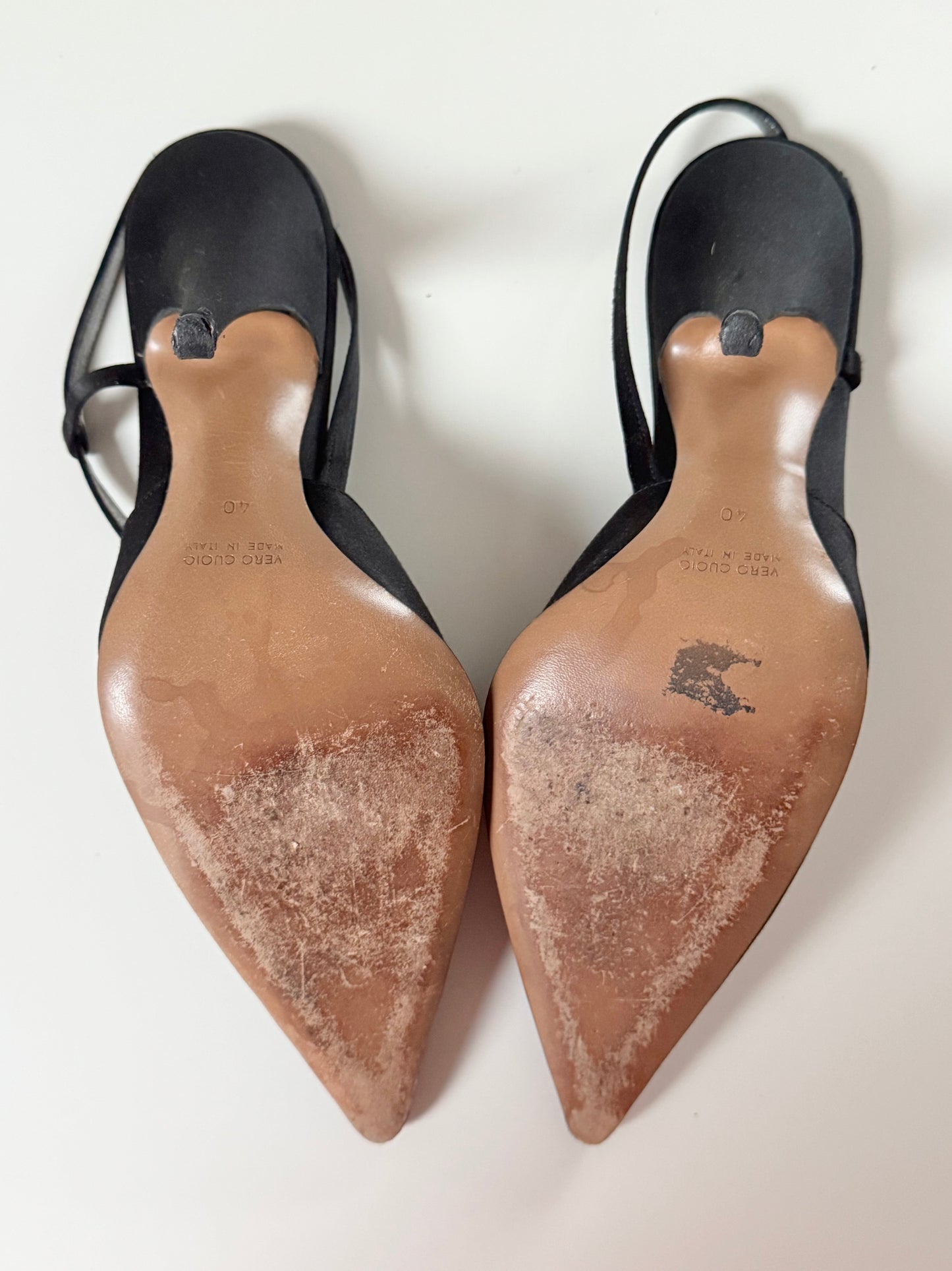 Rene Caovilla Vintage Bejeweled Black Pumps (EU 40)