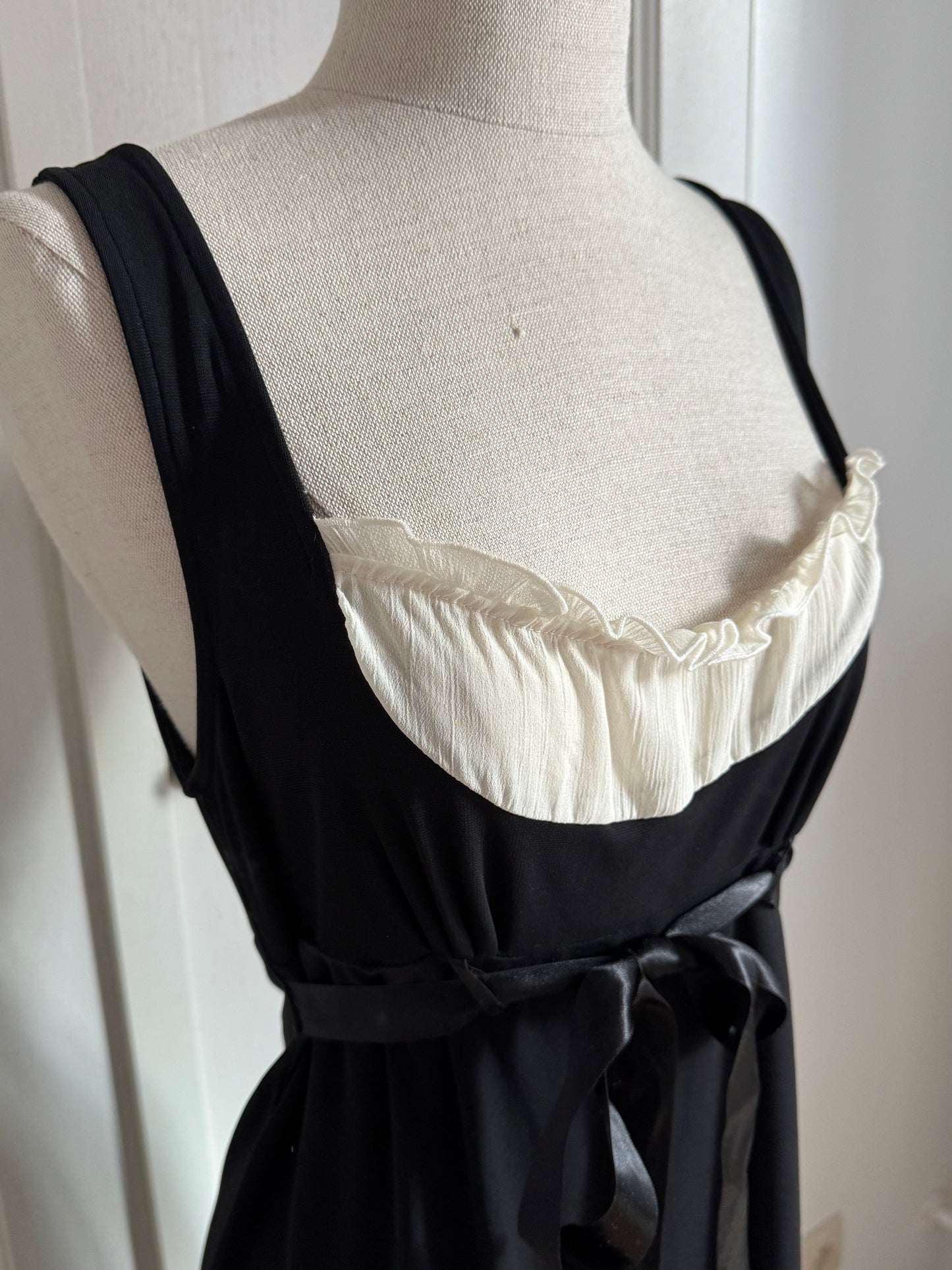 Chantal Thomass Vintage Black and White Babydoll Dress (S/M/L)