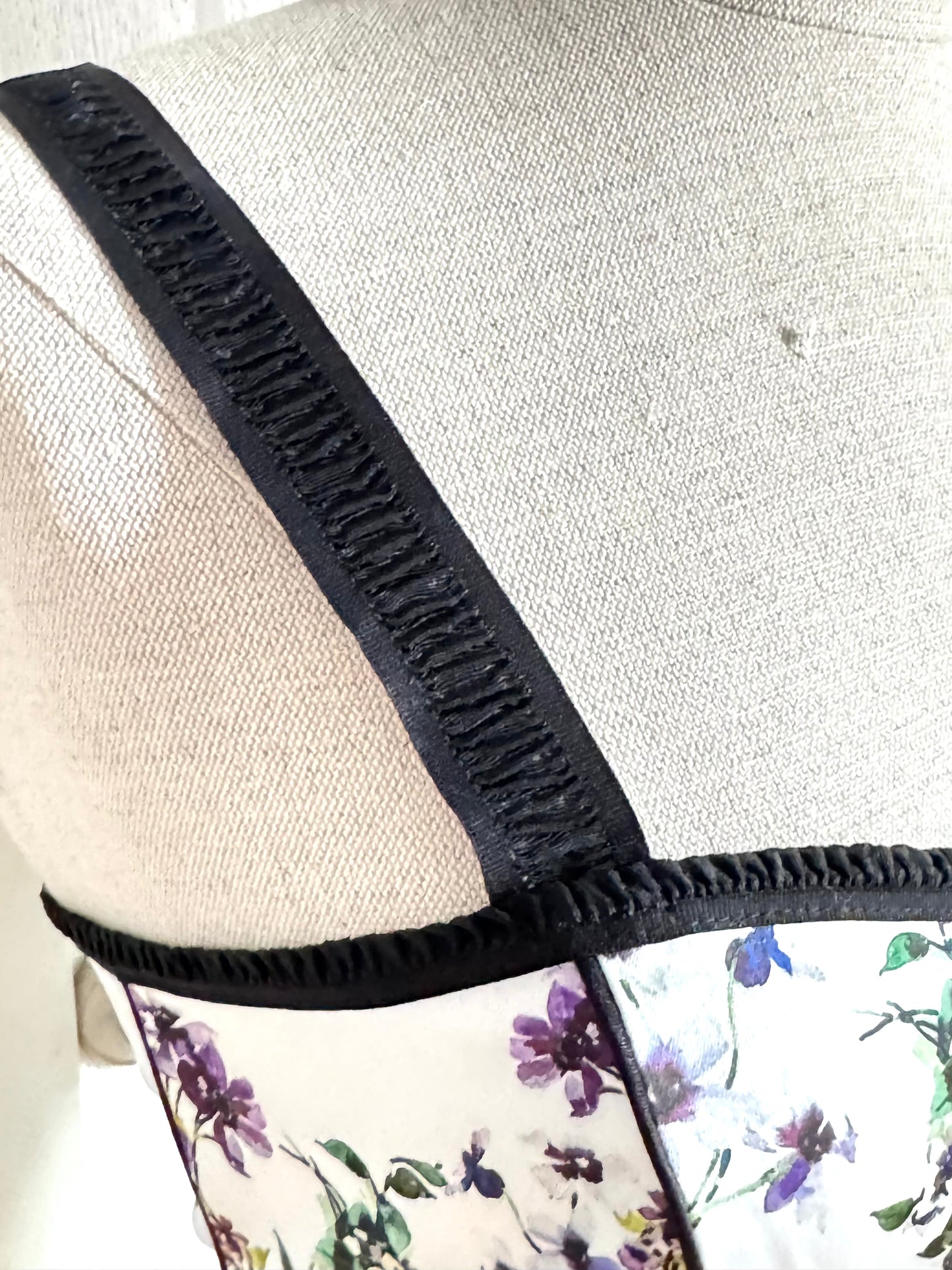 Blumarine Corset Top & Knit Twin Set in Violets (S-M)