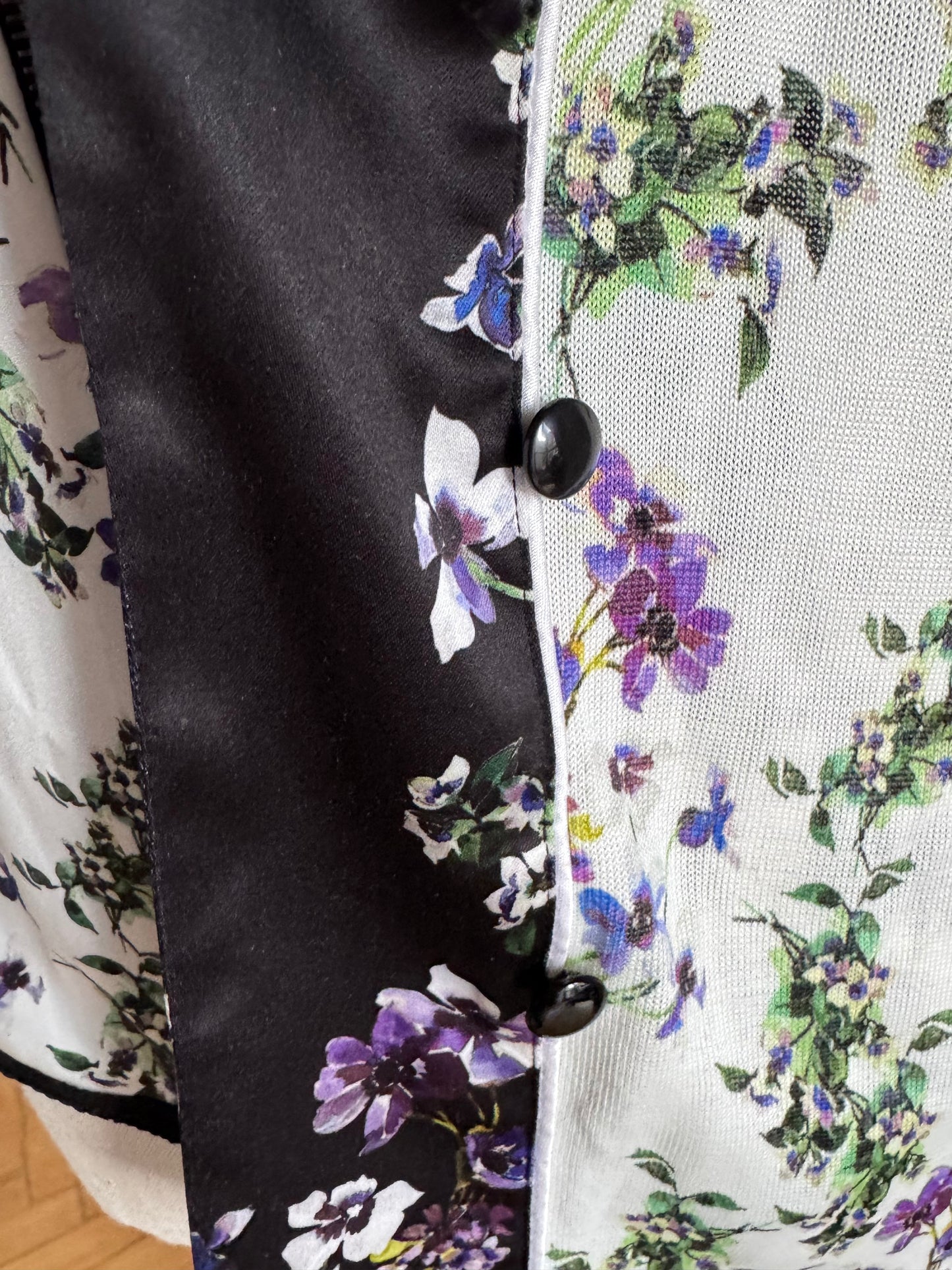 Blumarine Corset Top & Knit Twin Set in Violets (S-M)