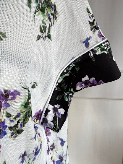 Blumarine Corset Top & Knit Twin Set in Violets (S-M)