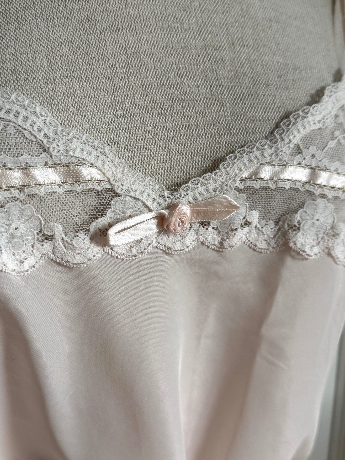 Vintage Christian Dior Pink Top & Blumarine Beaded Sequin Skirt Set (M)