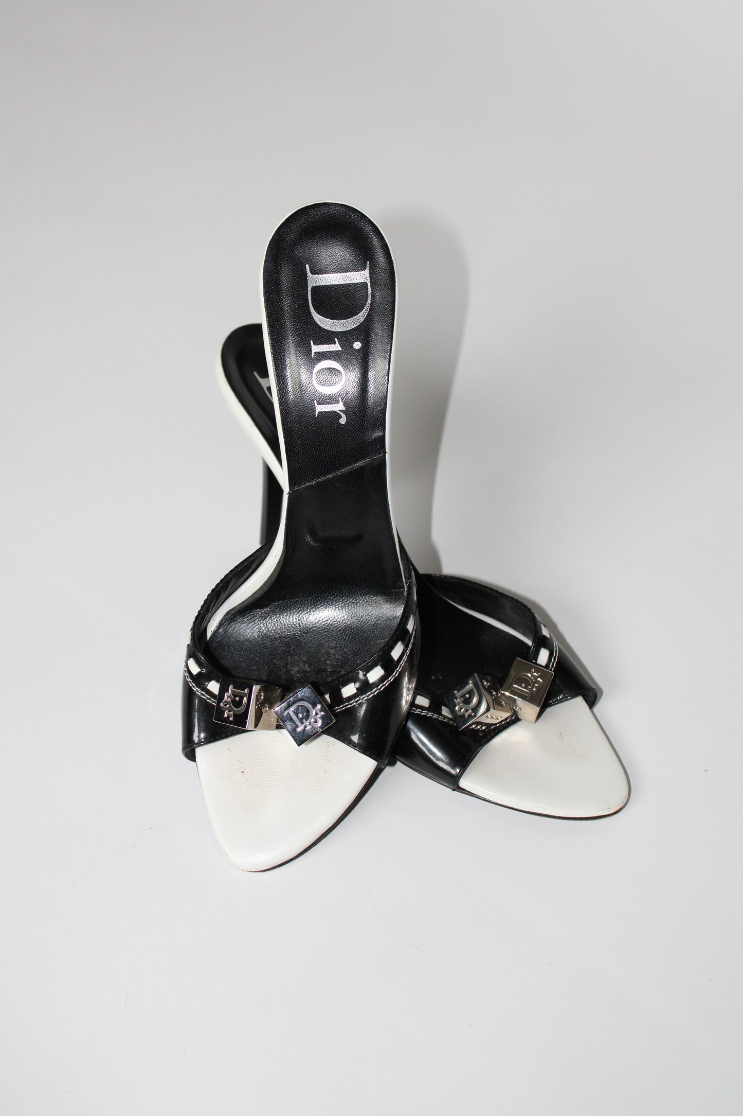 ICONIC Christian Dior Dice Heels Mules by John Galliano (EU 39)