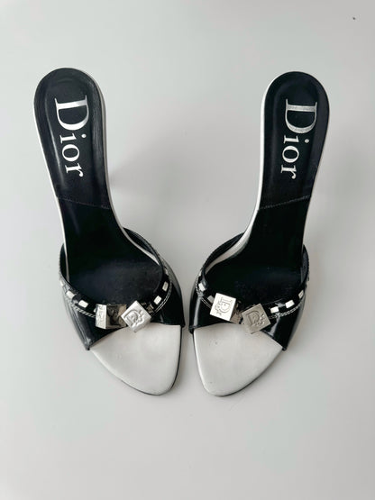 ICONIC Christian Dior Dice Heels Mules by John Galliano (EU 39)