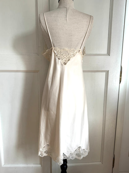 Christian Dior Vintage Slip Dress In Écru (L / IT 46)