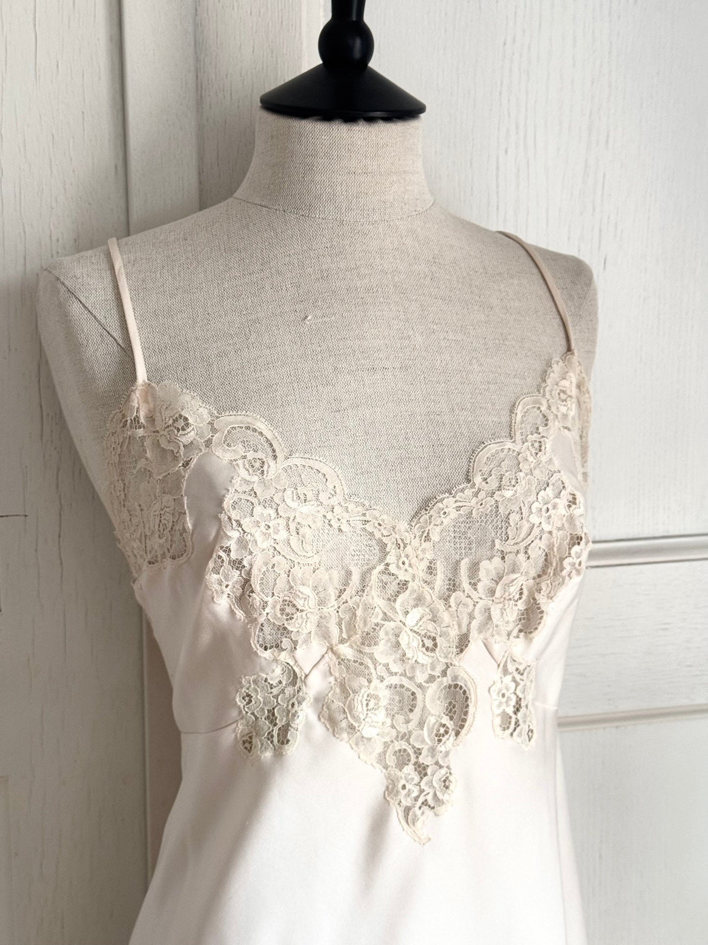 Christian Dior Vintage Slip Dress In Écru (L / IT 46)