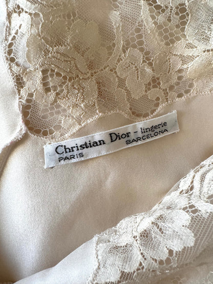 Christian Dior Vintage Slip Dress In Écru (L / IT 46)