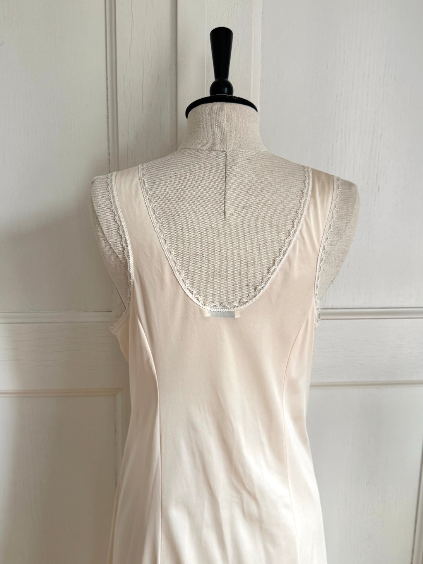 Christian Dior Vintage Slip Dress in Baby Pink-Peach (S-M)