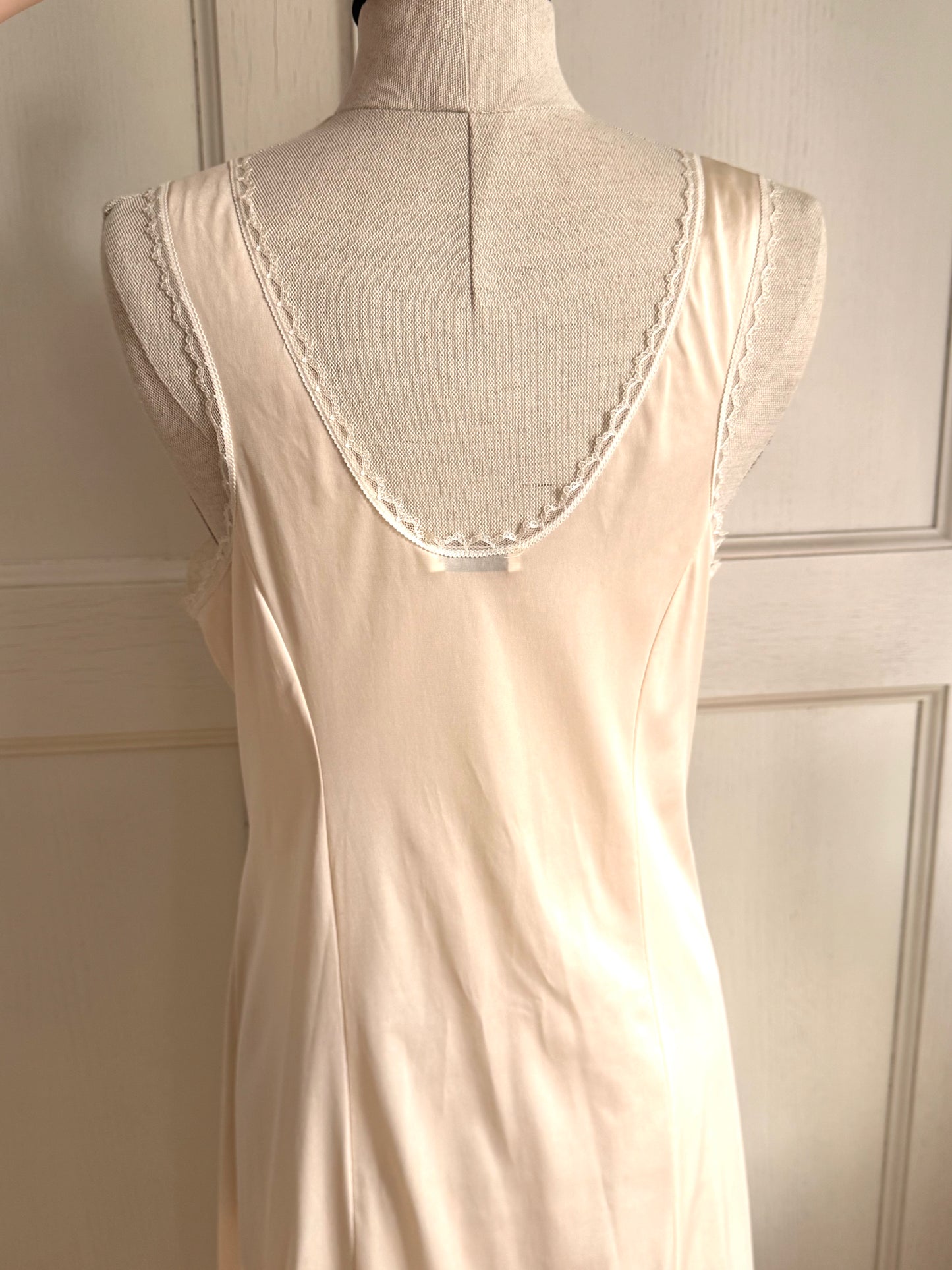 Christian Dior Vintage Slip Dress in Baby Pink-Peach (S-M)