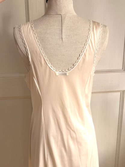 Christian Dior Vintage Slip Dress in Baby Pink-Peach (S-M)