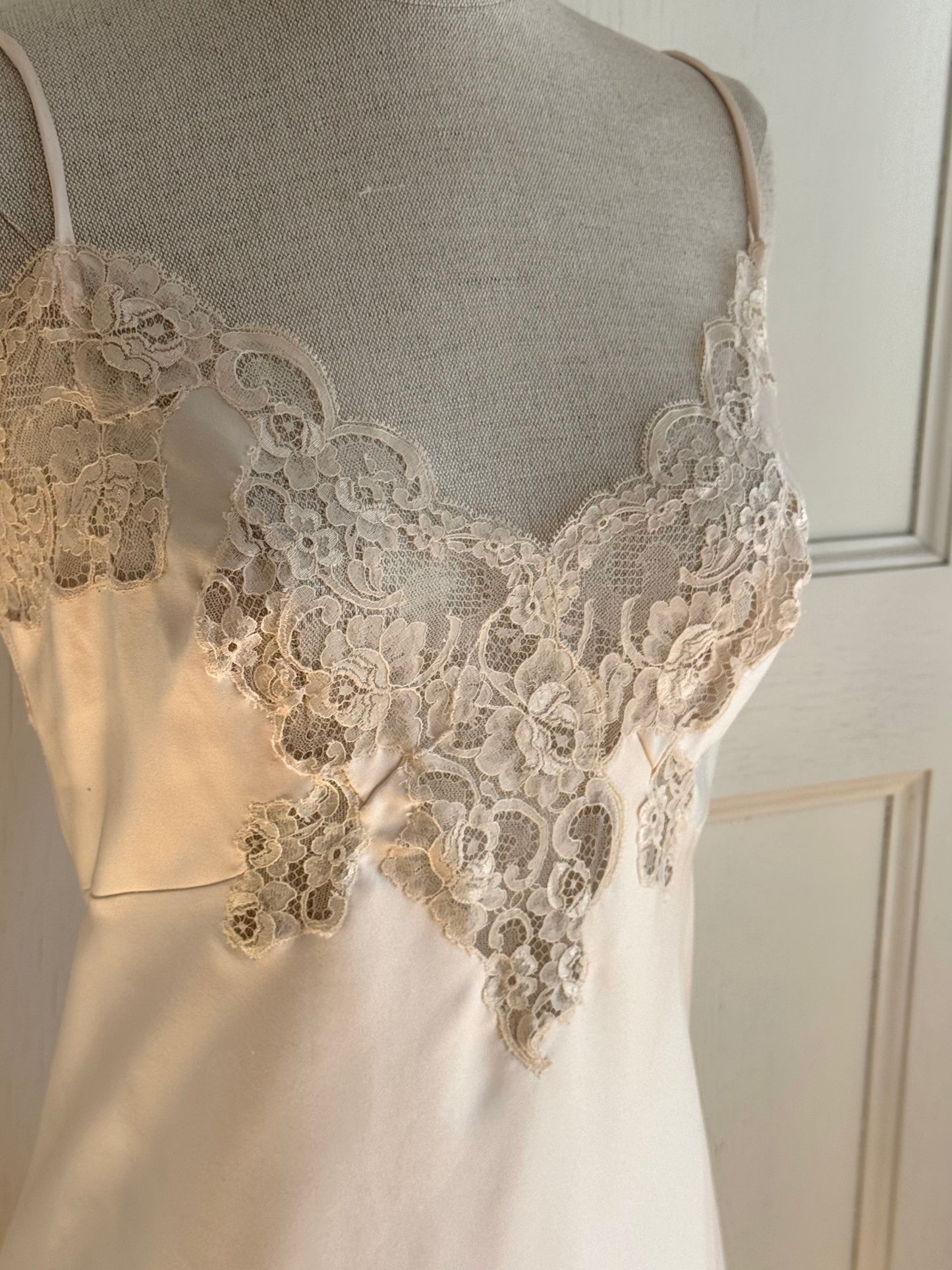 Christian Dior Vintage Slip Dress In Écru (L / IT 46)