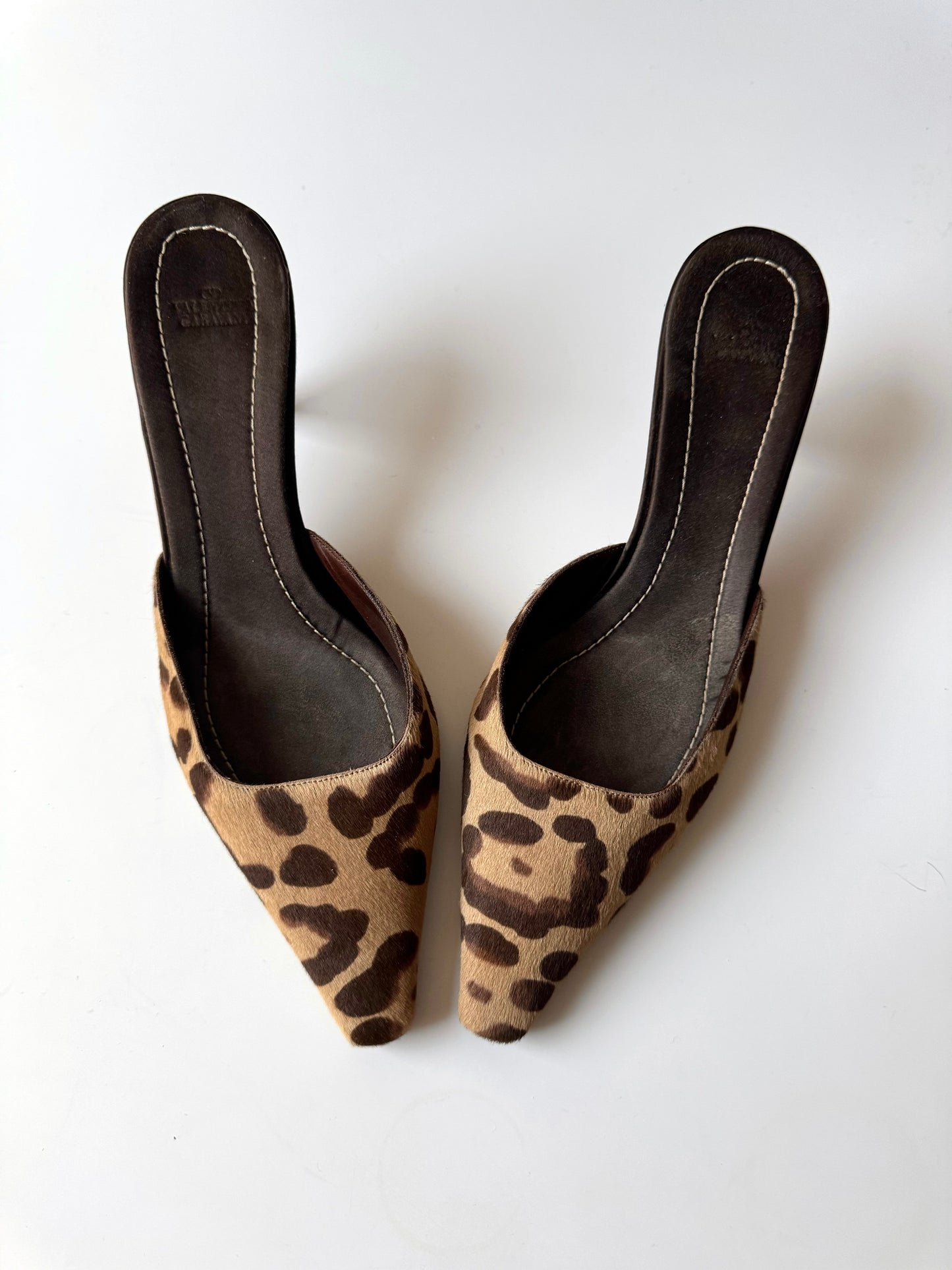 Valentino Garavani Leopard Print Mules (EU 37)