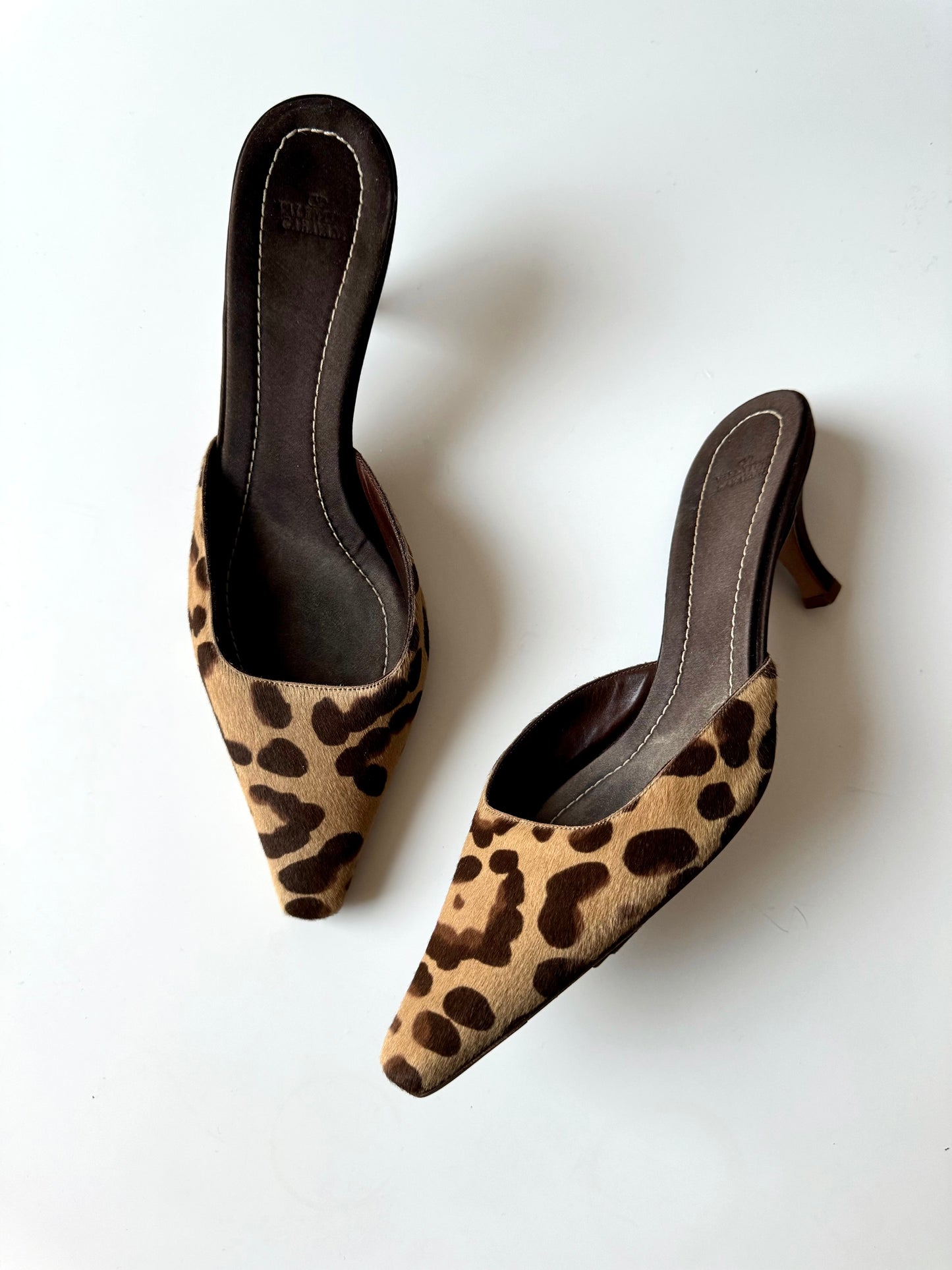 Valentino Garavani Leopard Print Mules (EU 37)