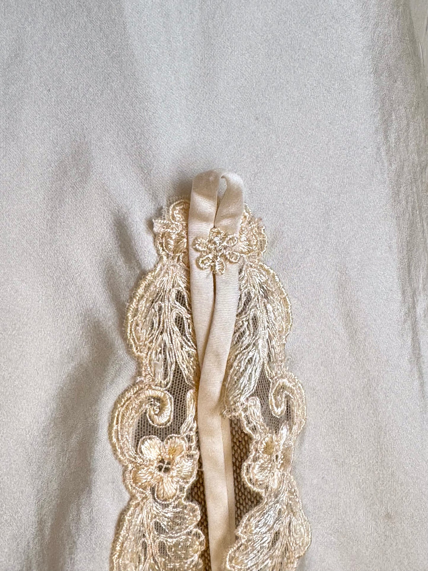 ICONIC La Perla 1990s Vintage Slip Dress White & Écru (M)