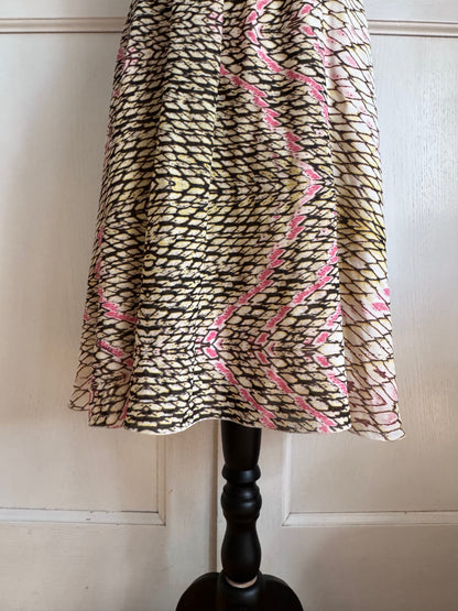 Just Cavalli Silk Snake Dress With a Tag (S)