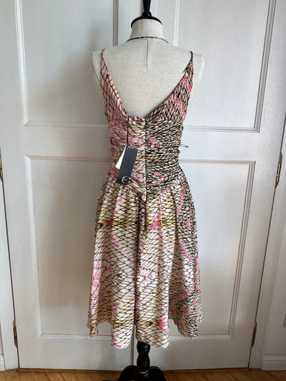 Just Cavalli Silk Snake Dress With a Tag (S)