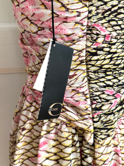 Just Cavalli Silk Snake Dress With a Tag (S)