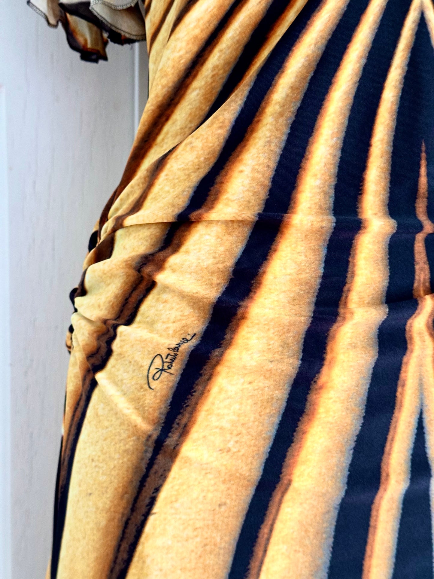 ICONIC Runway Roberto Cavalli S/S 2007 Ray Of Sun Mini Butterfly Dress (S and M)