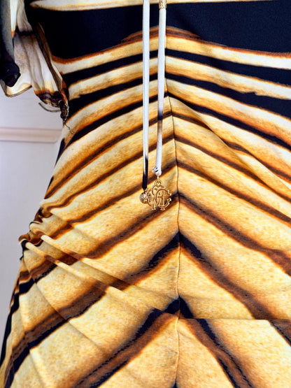 ICONIC Runway Roberto Cavalli S/S 2007 Ray Of Sun Mini Butterfly Dress (S and M)