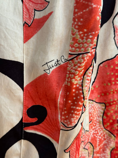 Just Cavalli Coral and Red S/S 2004 Mermaid Dress (L / IT 44)