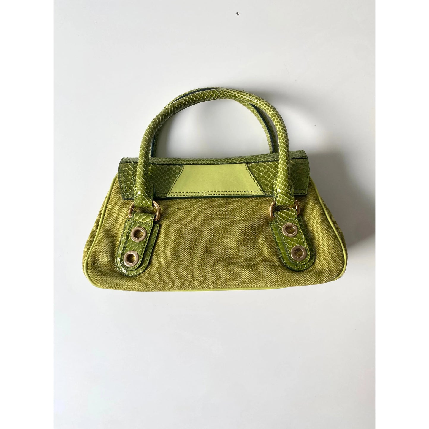 Dolce Gabbana D&G Vintage Green Handbag